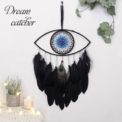 Peacock Evil Eye Dream Catcher