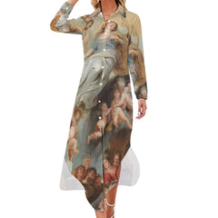 Virgin Mary, Mother Of Jesus... Long Sleeve Dress