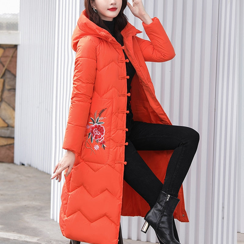 Women's Rose's Printed Coat