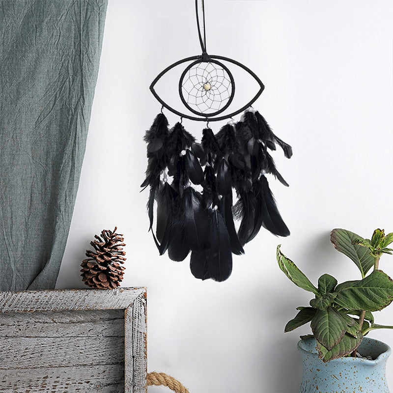 Peacock Evil Eye Dream Catcher