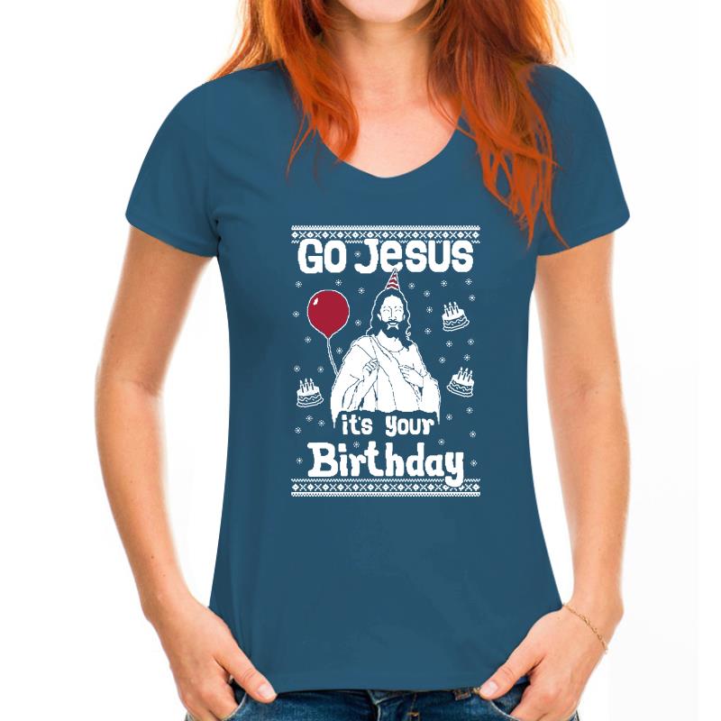 Go Jesus It's Your Birthday Christmas T-Shirt For Men/Women