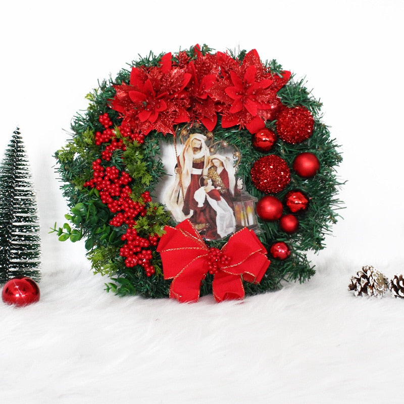 The Holy Family Christmas Wreath