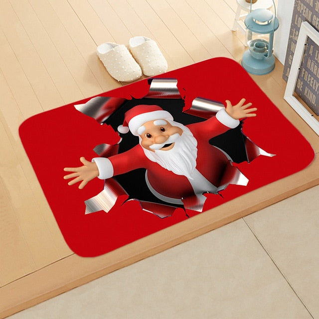 3D Christmas Rug