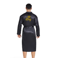 Satin & Lace King And Queen Robe Set