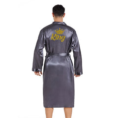 Satin & Lace King And Queen Robe Set