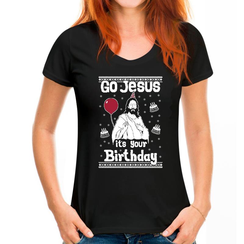 Go Jesus It's Your Birthday Christmas T-Shirt For Men/Women