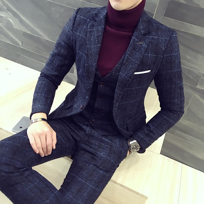 3-piece Suit+ Pants+ Vest