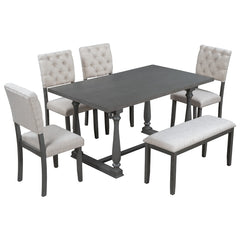 6-Piece Dining Table and Chair Set