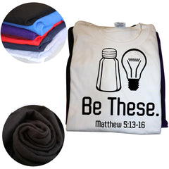 Be The Salt And The Light Matthew 5:13-16 Scripture T-Shirt