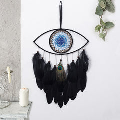 Peacock Evil Eye Dream Catcher