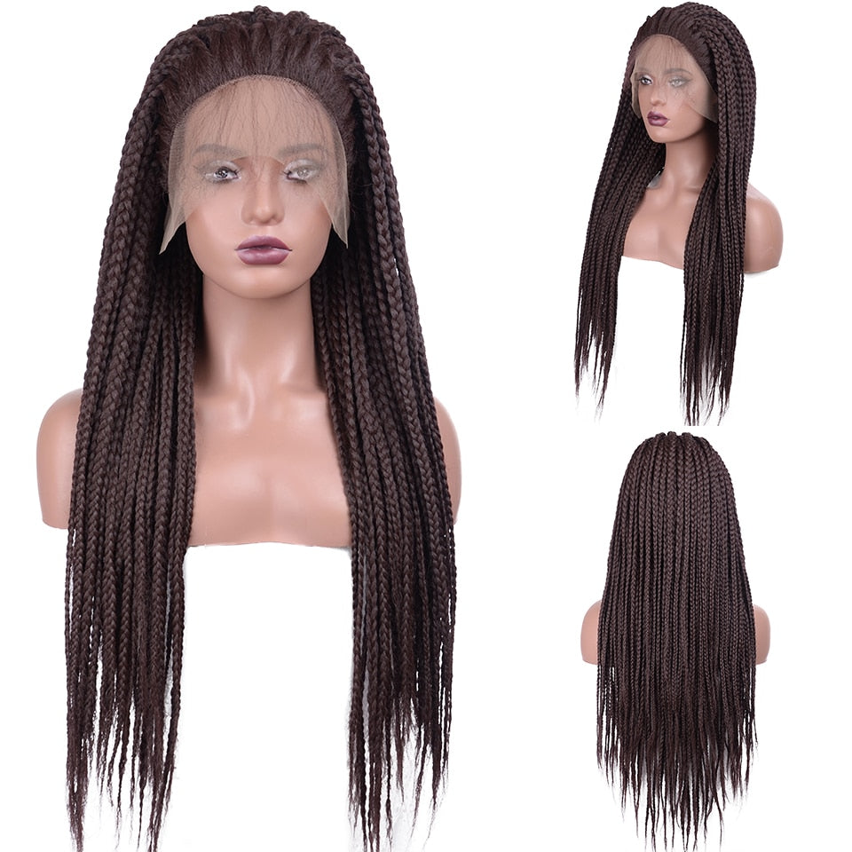 Braided Lace Front Cornrow Wig 13*1 With Baby Hair