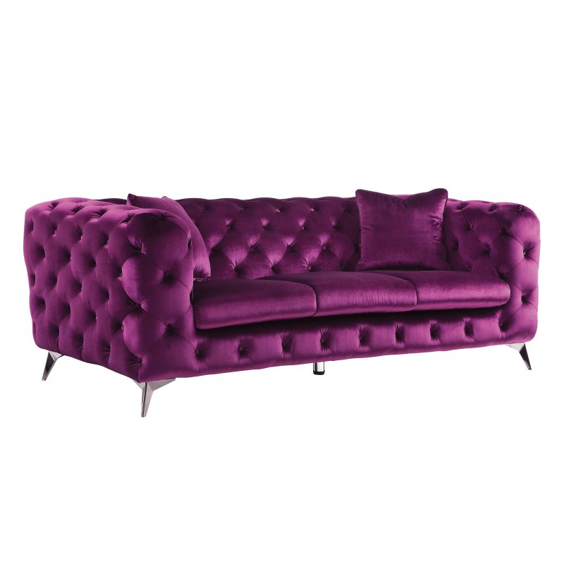 Purple Haze Velvet Sofa