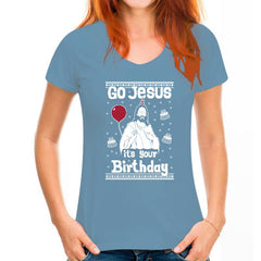 Go Jesus It's Your Birthday Christmas T-Shirt For Men/Women