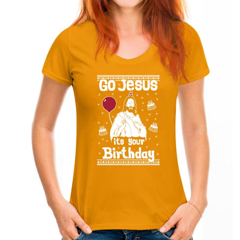 Go Jesus It's Your Birthday Christmas T-Shirt For Men/Women