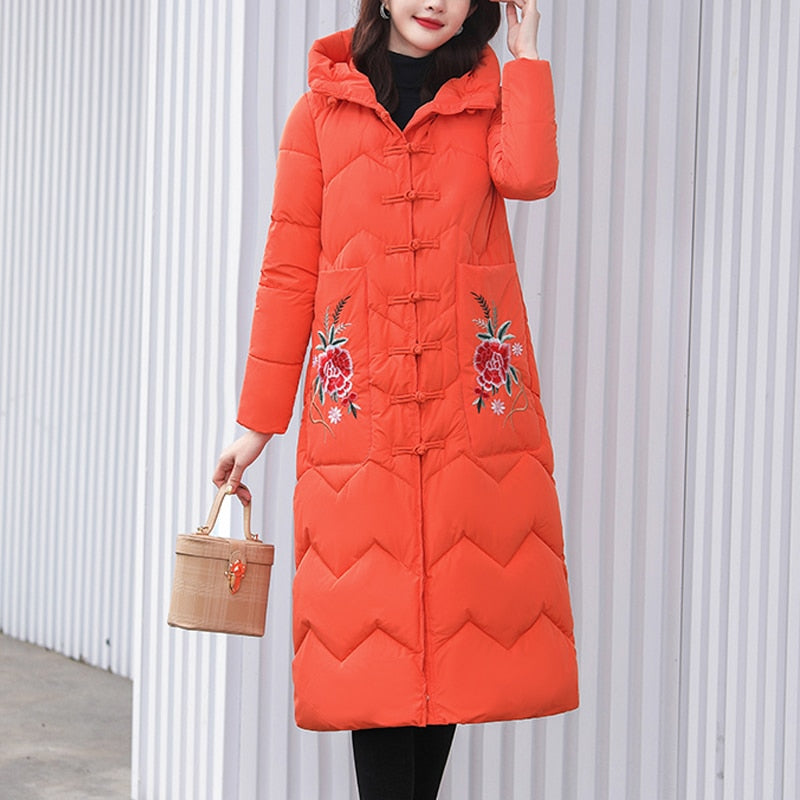 Women's Rose's Printed Coat