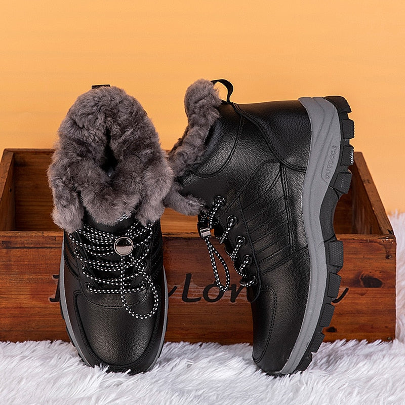 Unisex Outdoor Non-slip Plush Shoes