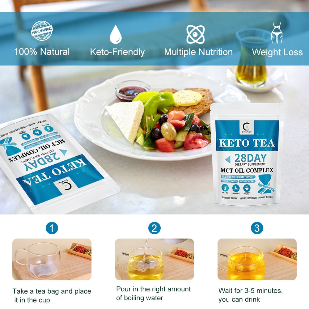 Keto Tea And Weight Loss Capule's Combo