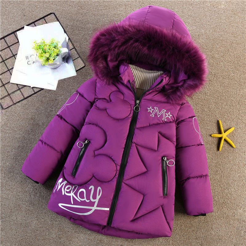 Miny Mouse Stylish Winter Coat For Girl's