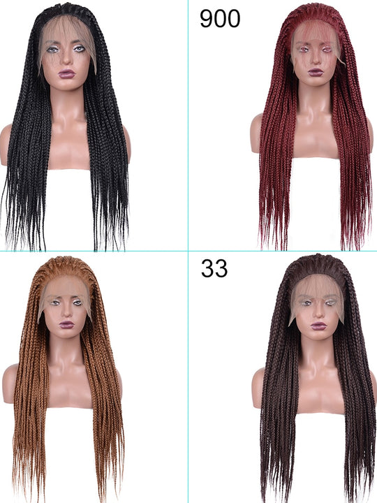 Braided Lace Front Cornrow Wig 13*1 With Baby Hair