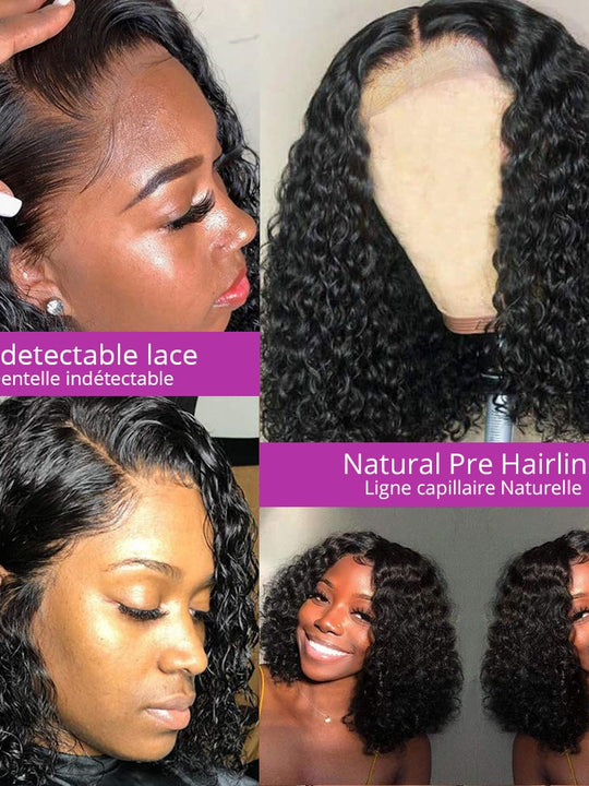 Jerry Curl Water Wave Wig