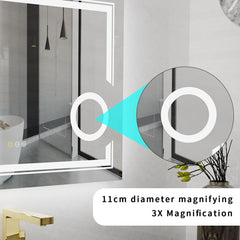 LED Light Bathroom 3d Mirror