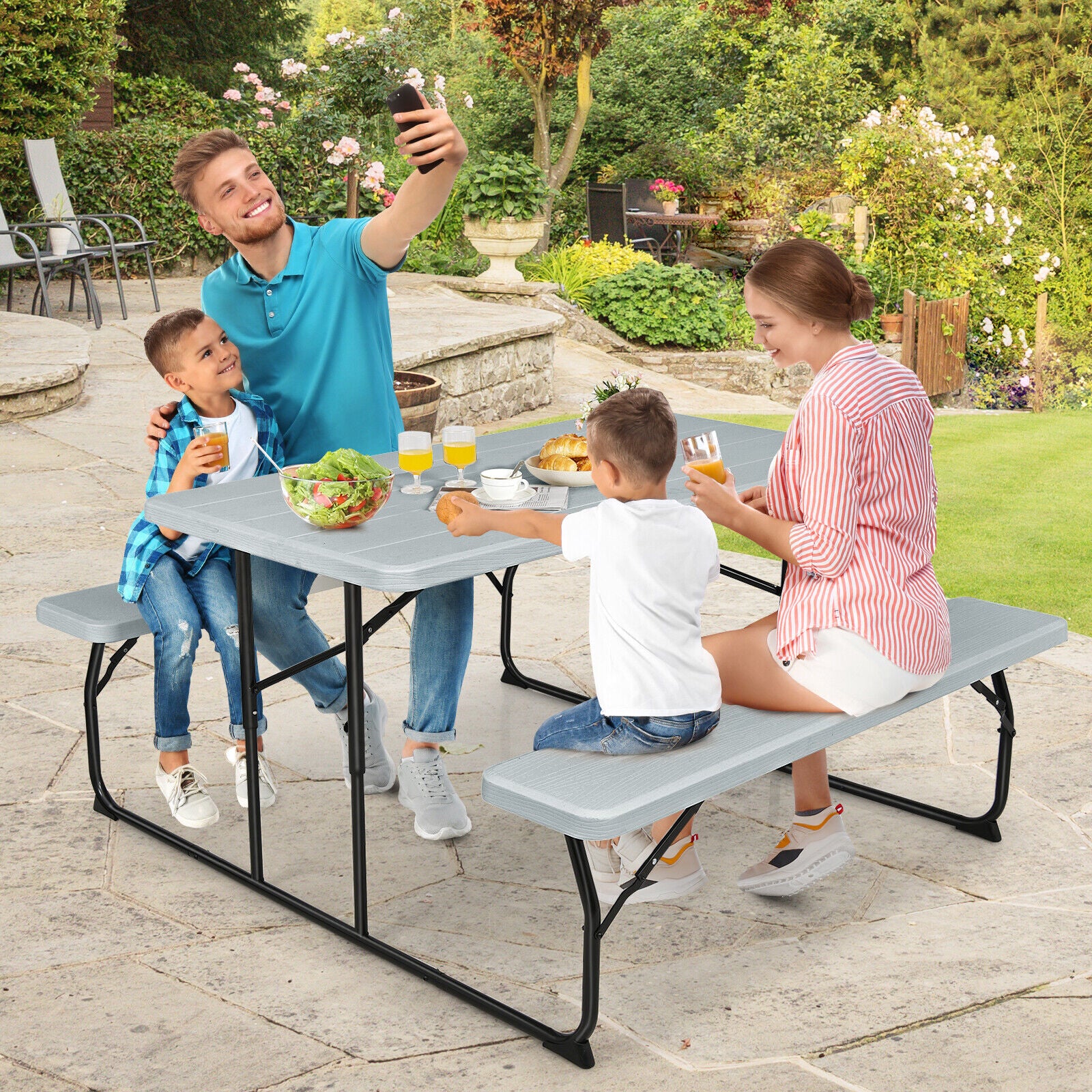 Folding Picnic Table/Bench Set