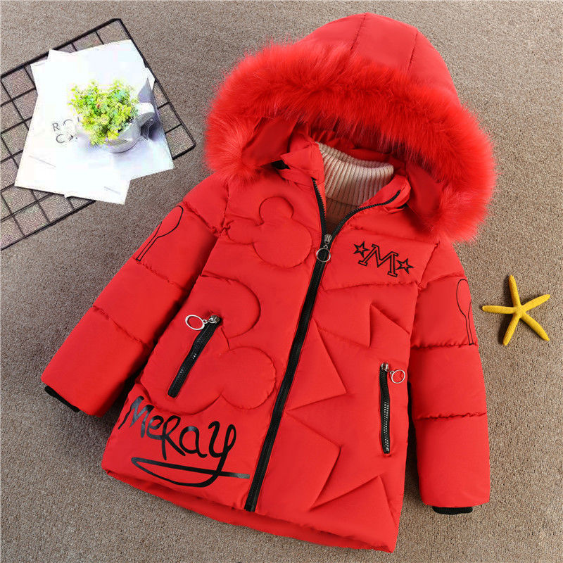 Miny Mouse Stylish Winter Coat For Girl's