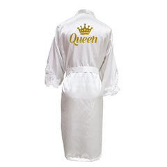 Satin & Lace King And Queen Robe Set