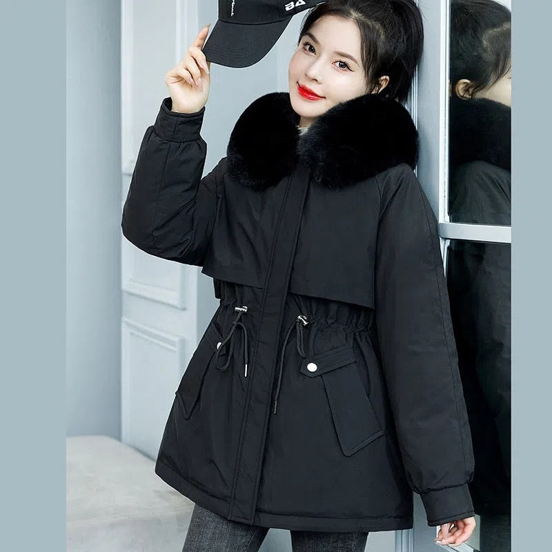 Fur Note Winter Coat For Women