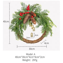 Pine Cone Christmas Wreath