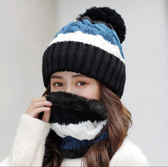 Wool Hat & Mouth Cover Hat For The Winter