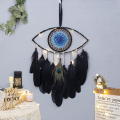 Peacock Evil Eye Dream Catcher