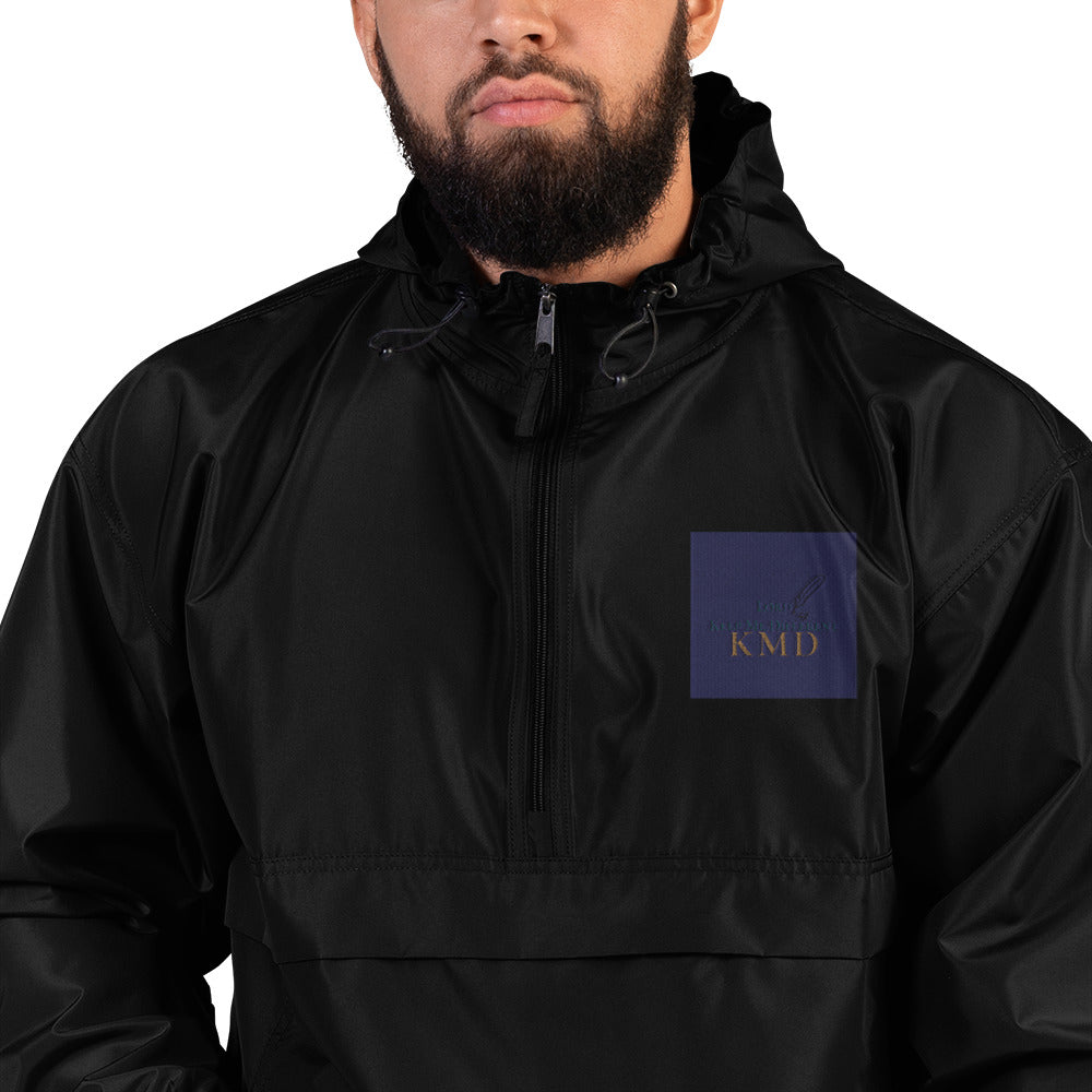 Embroidered Champion Packable Jacket - KeepMeDifferent