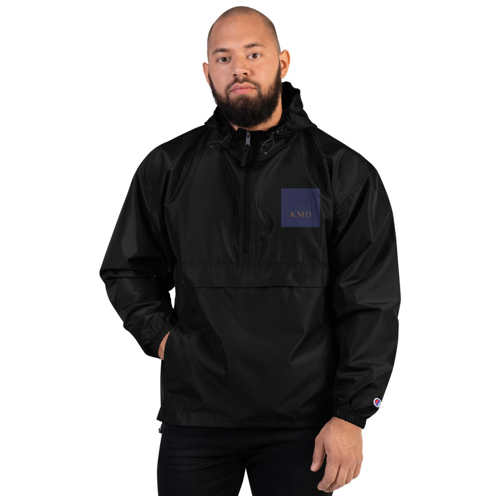 Embroidered Champion Packable Jacket - KeepMeDifferent