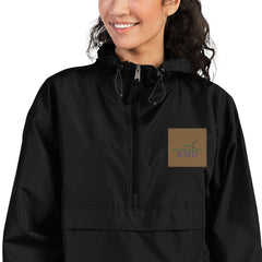 Embroidered Champion Packable Jacket - KeepMeDifferent