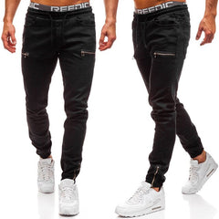 Men's Ripped Zipper Jeans - KeepMeDifferent