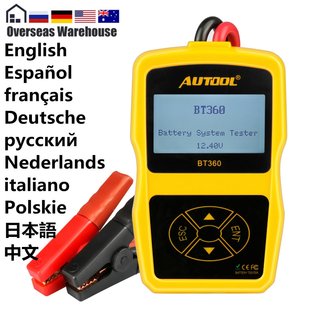 Multi-Language Battery Tester Diagnostic - KeepMeDifferent