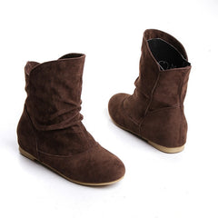 Suede Ankle Boots - KeepMeDifferent