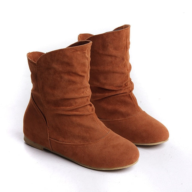 Suede Ankle Boots - KeepMeDifferent