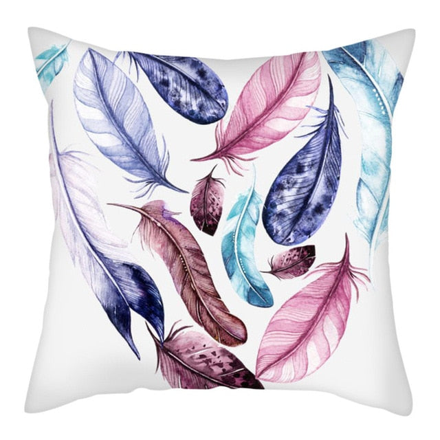 Peacock Feather Pillow Cases - KeepMeDifferent