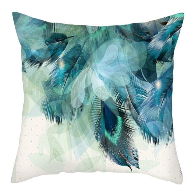 Peacock Feather Pillow Cases - KeepMeDifferent