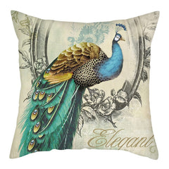 Peacock Feather Pillow Cases - KeepMeDifferent