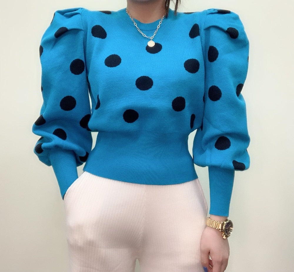 Polka Dot Me Winter Sweater