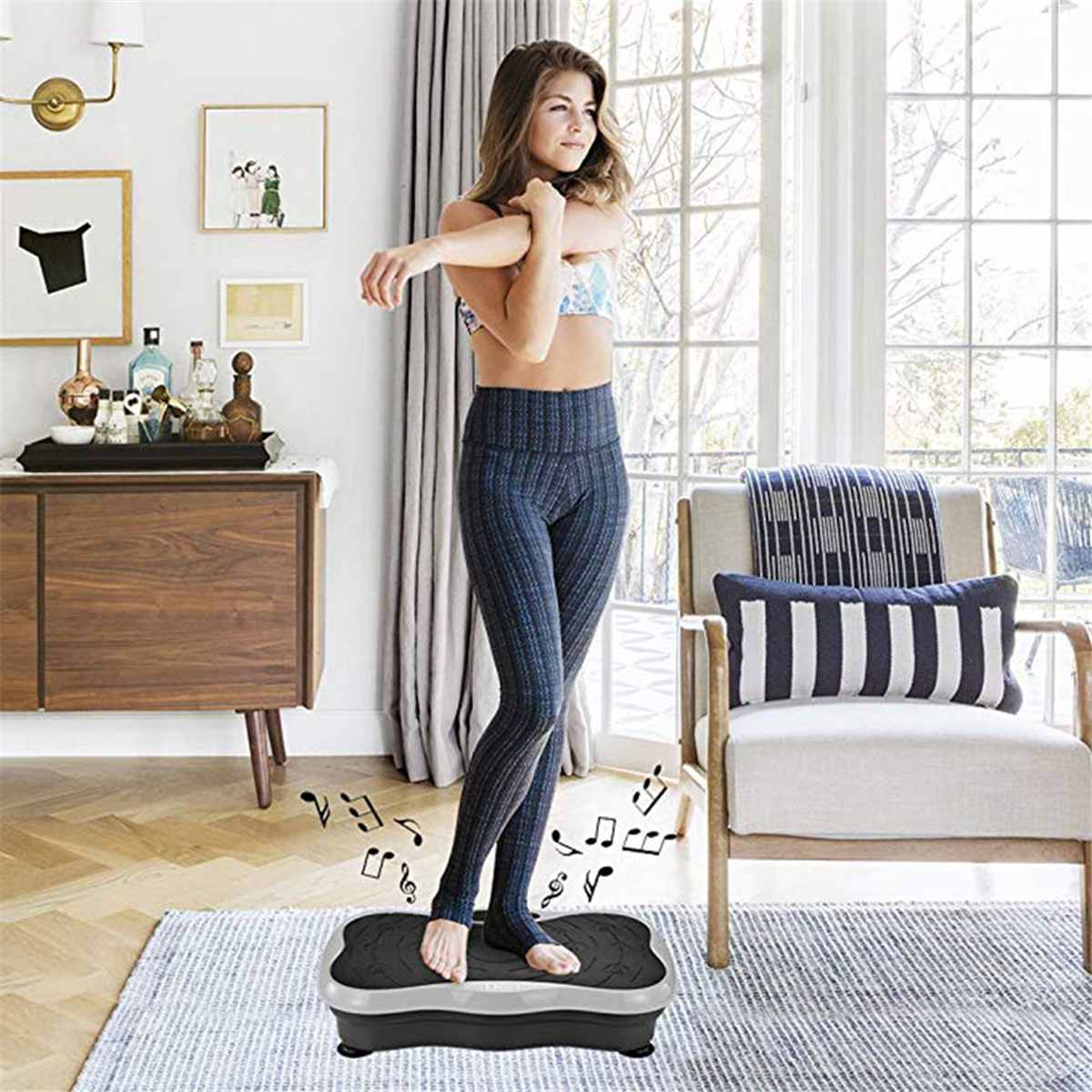 Workout Vibrating  Plate With Remote - KeepMeDifferent