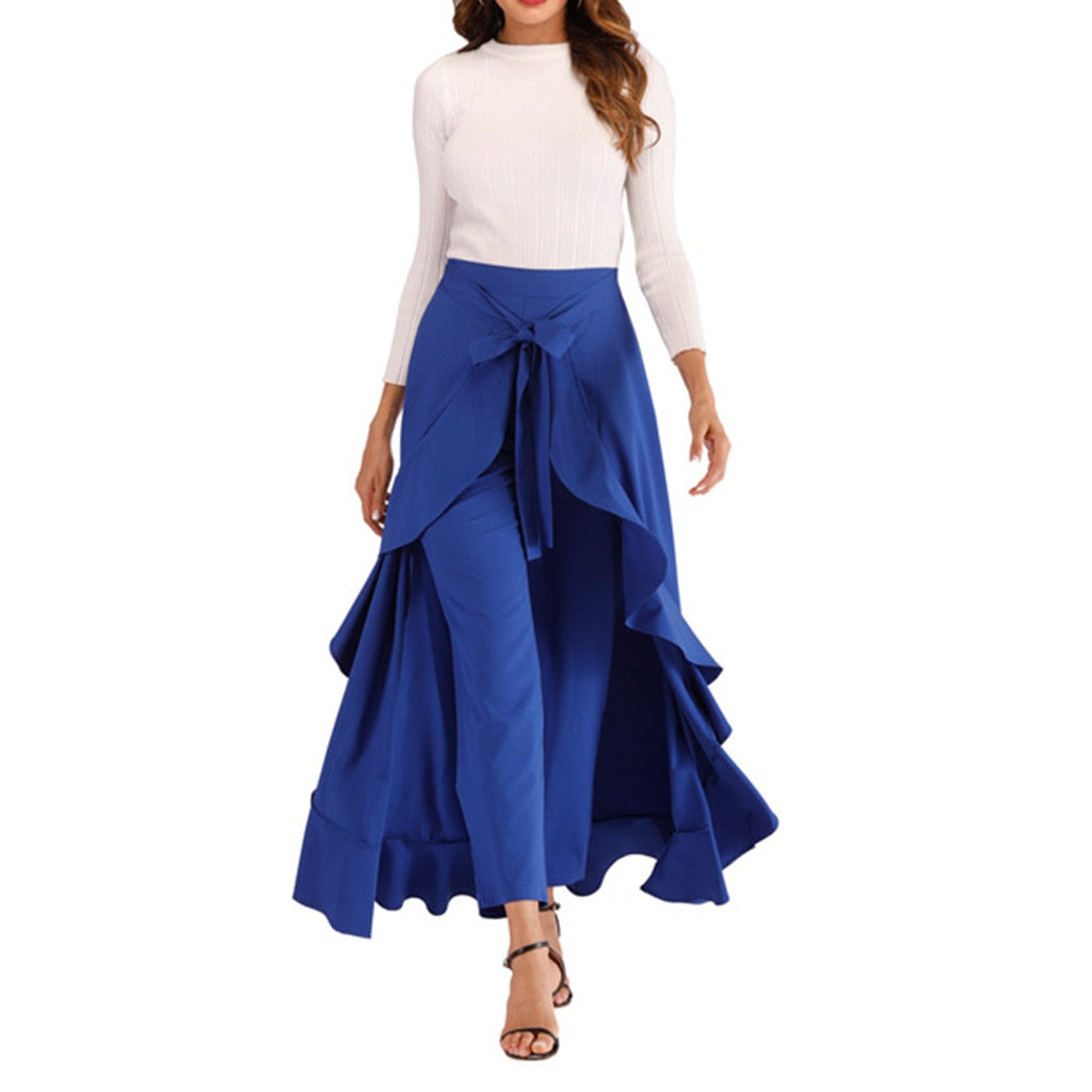 Ruffle Skirt With Pants Attached - KeepMeDifferent