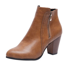 Pointed Toe Ankle Boot's - KeepMeDifferent