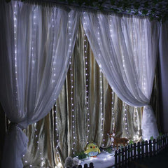 300LED Remote Control Curtain Lights With Music - KeepMeDifferent