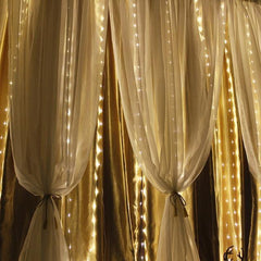 300LED Remote Control Curtain Lights With Music - KeepMeDifferent