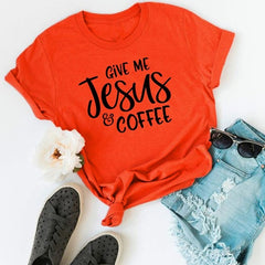 Give Jesus Coffee T-Shirt - KeepMeDifferent