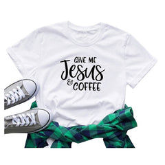 Give Jesus Coffee T-Shirt - KeepMeDifferent